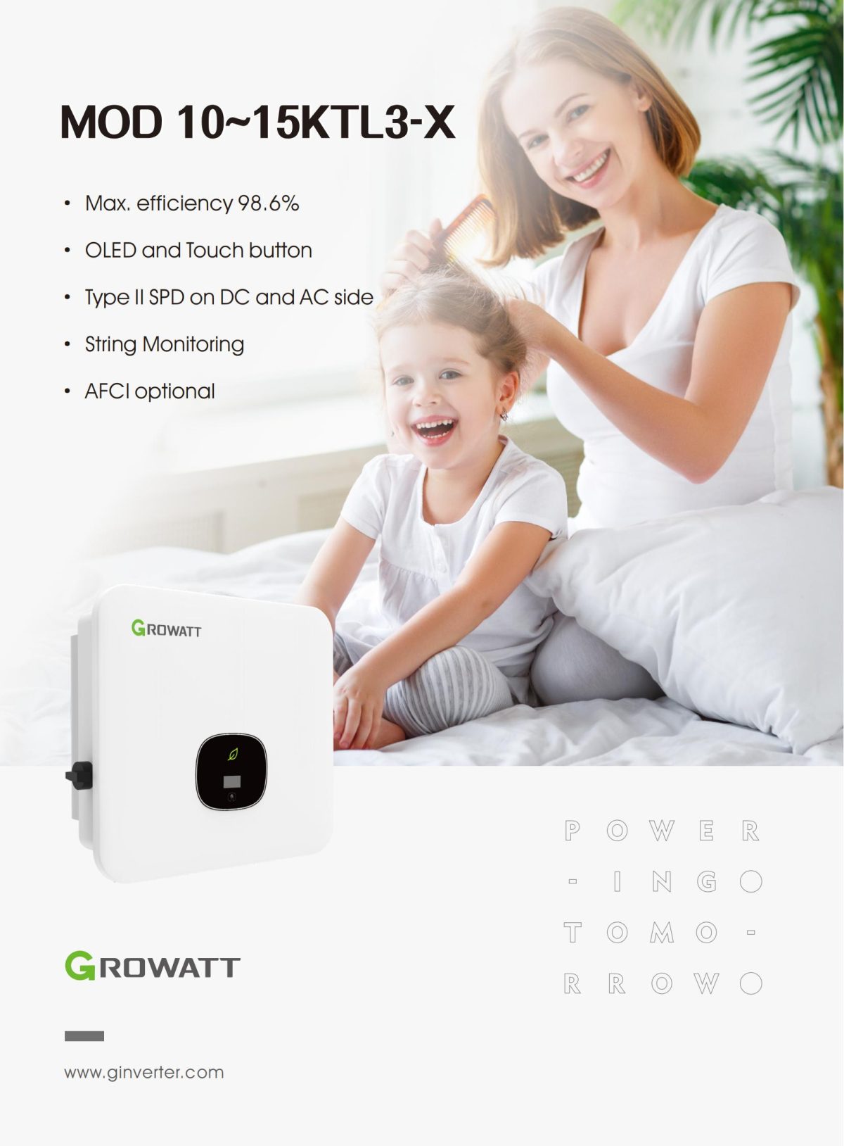 Growatt Mod Ktl X Kw On Grid Inverter Ge Pv